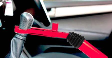 Trava Antifurto de Volante ou Pedal
